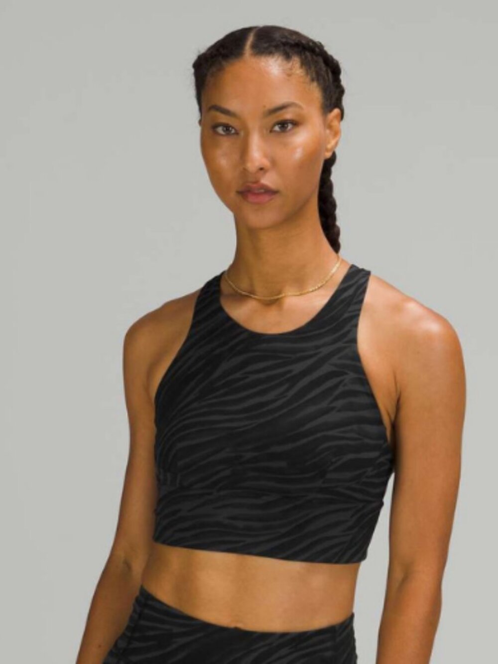 Lululemon Wunder Train Long Line Sports Bra Medium Support